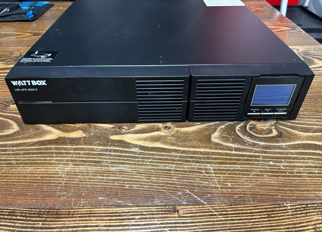🔥 NEW WattBox Uninterruptible Power Supply - 8 Outlets 2000VA (WB-UPS-2000-8)