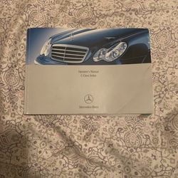 OPERATING MANUAL - 2006 Mercedes Benz C-Class