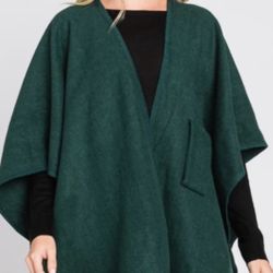 Ladies Green Wrap - New 