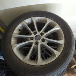 Set Of 4 Rims W/ Tires 