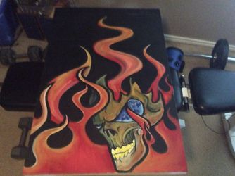 Skull Oil painting