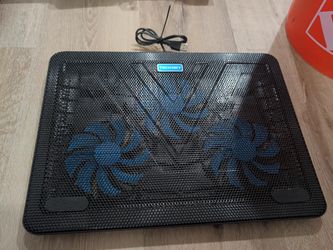 TeckNet Laptop Cooling Pad with Blue LED Fans
