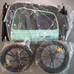 Retrospec Rover Waggin Dog Bike Trailer – Good Condition – Green