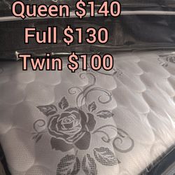 New Pillow Top Queen, Full, Twin 