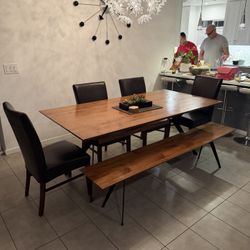Solid Wood Table- Living Spaces 