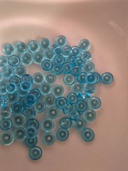 70 5mm disk shaped glass beads