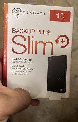 Back Up Plus SLIM  New One Never Used  Portable Storage 