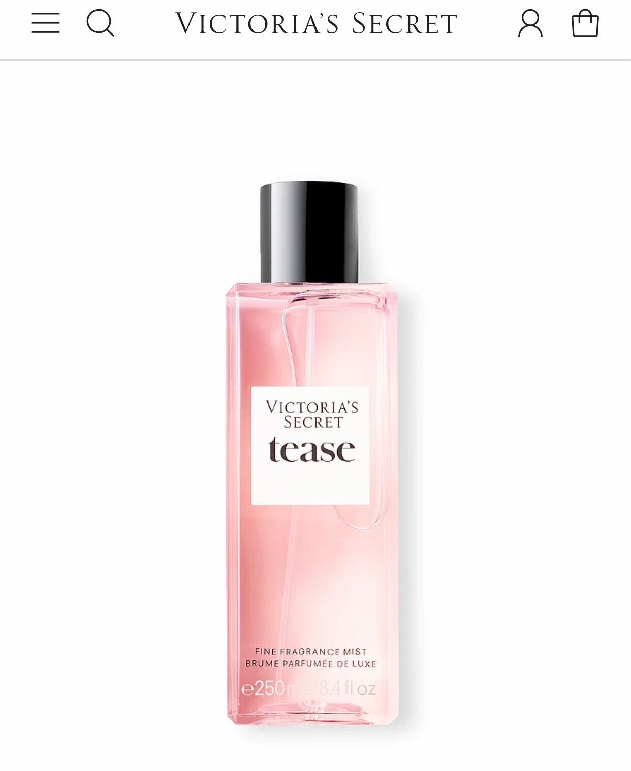 Victoria’s Secret💕🎀 TEASE or TEASE Sugar Fleur🎀💕Fine Body Fragrance Mist