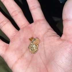 10k nuggets earrings