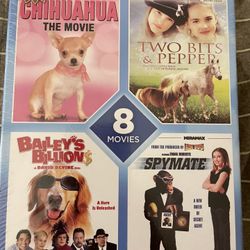 8-FAMILY MOVIES COLLECTION (DVD) NEW 