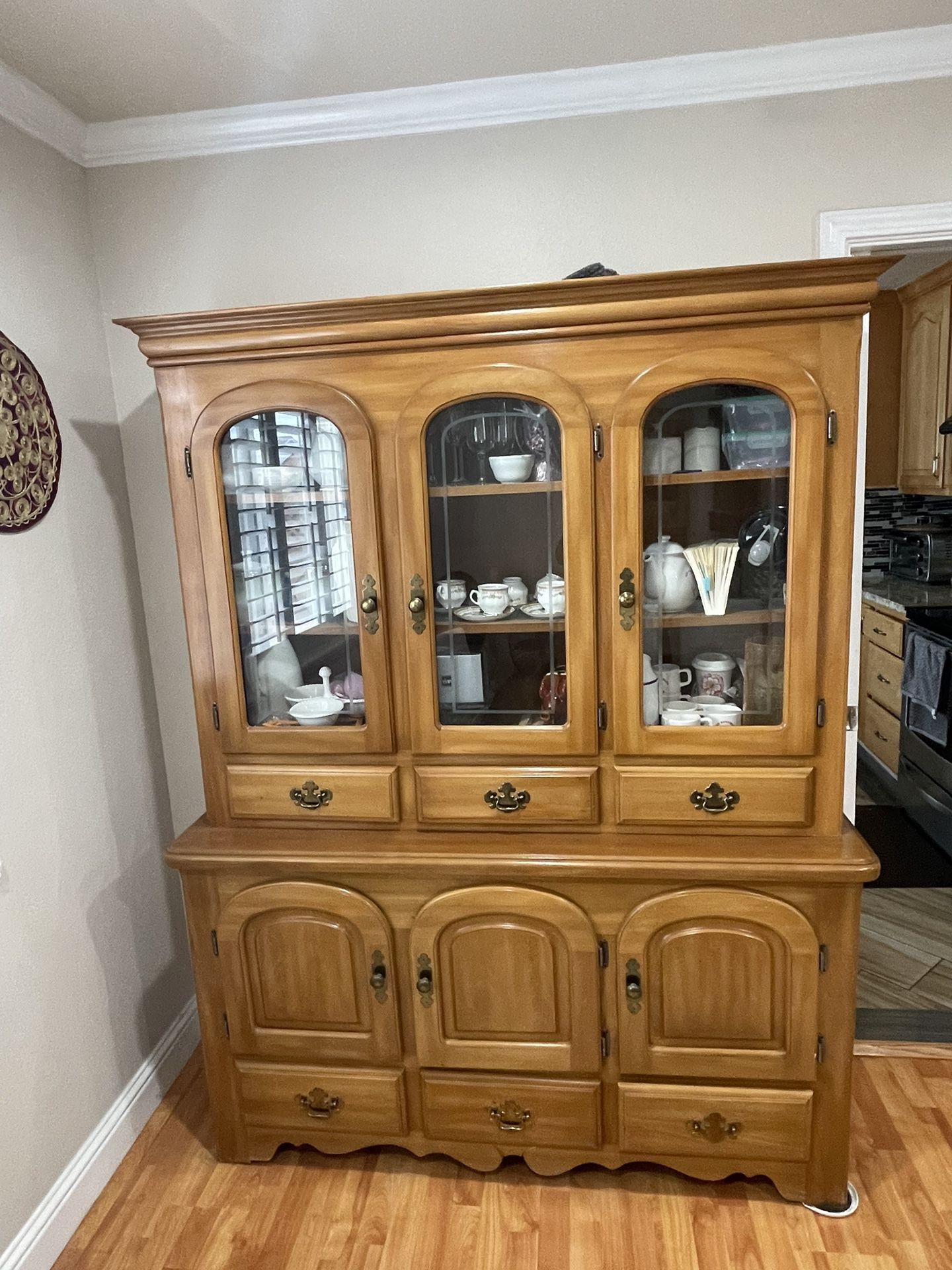 Moving Out Sale - China cabinet Two Pieces