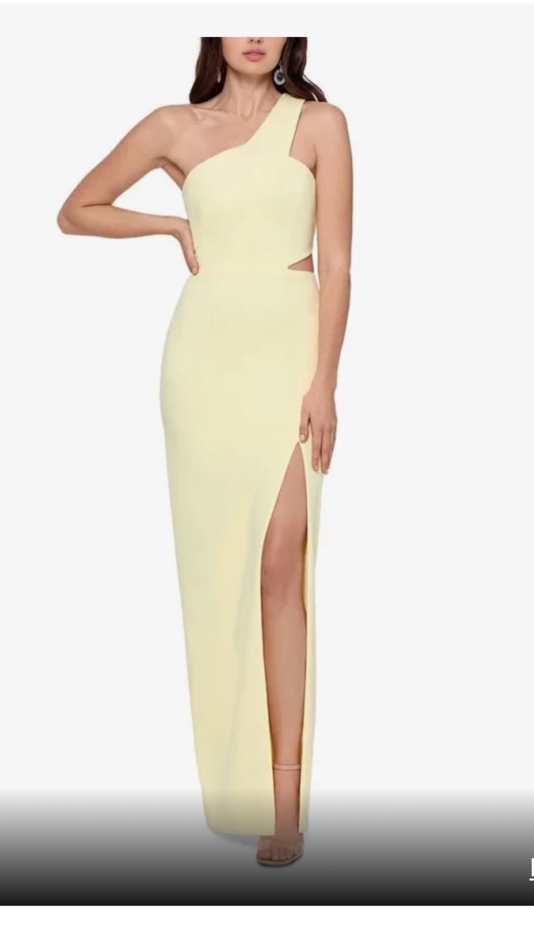 Long Event Dress-One Shoulder-Size 8