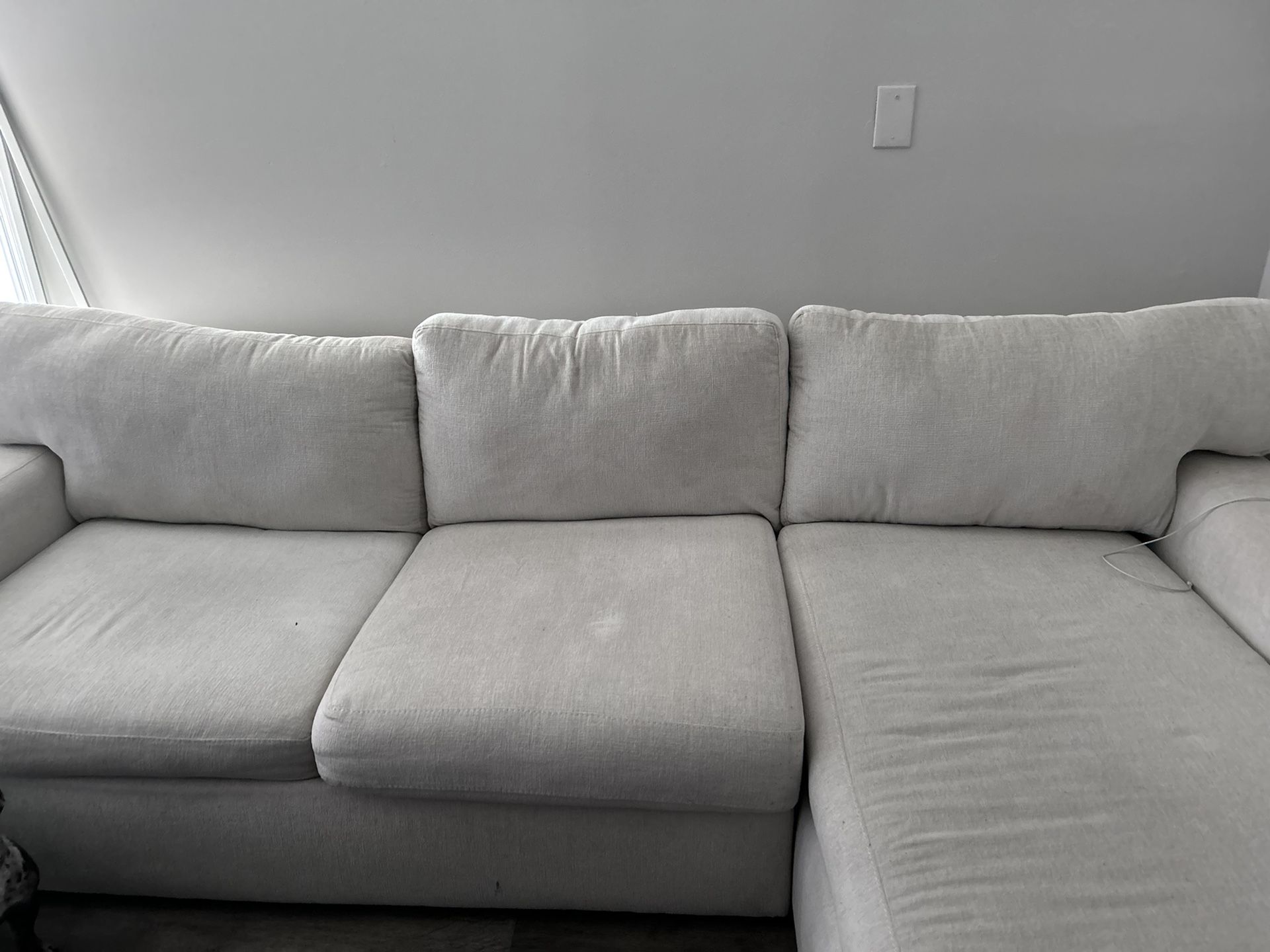White Sectional