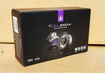 JL Audio Car Speakers Set C2 3 1/2" 2-Way Coaxial Speaker System 75 Watts C2-350X 🚨 Payment Options Available 🚨 No Credit Needed 🚨 