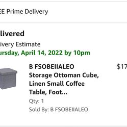 Storage Ottoman Cube