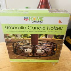 New In Box Umbrella Candle Holder