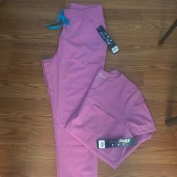 Easy Soft Scrubs by Butter soft. Brand New in bag. top M bottom S