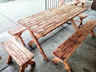 Patio picnic tables