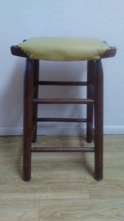 Leather Barstool