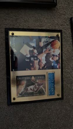 Allen iverson plaque