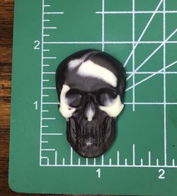 Skull Purse Charm - Bag Tag - Keychain - Magnet