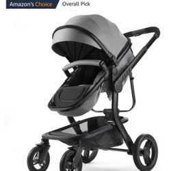 MALLIFY Convertible Baby Stroller with Aluminum Frame