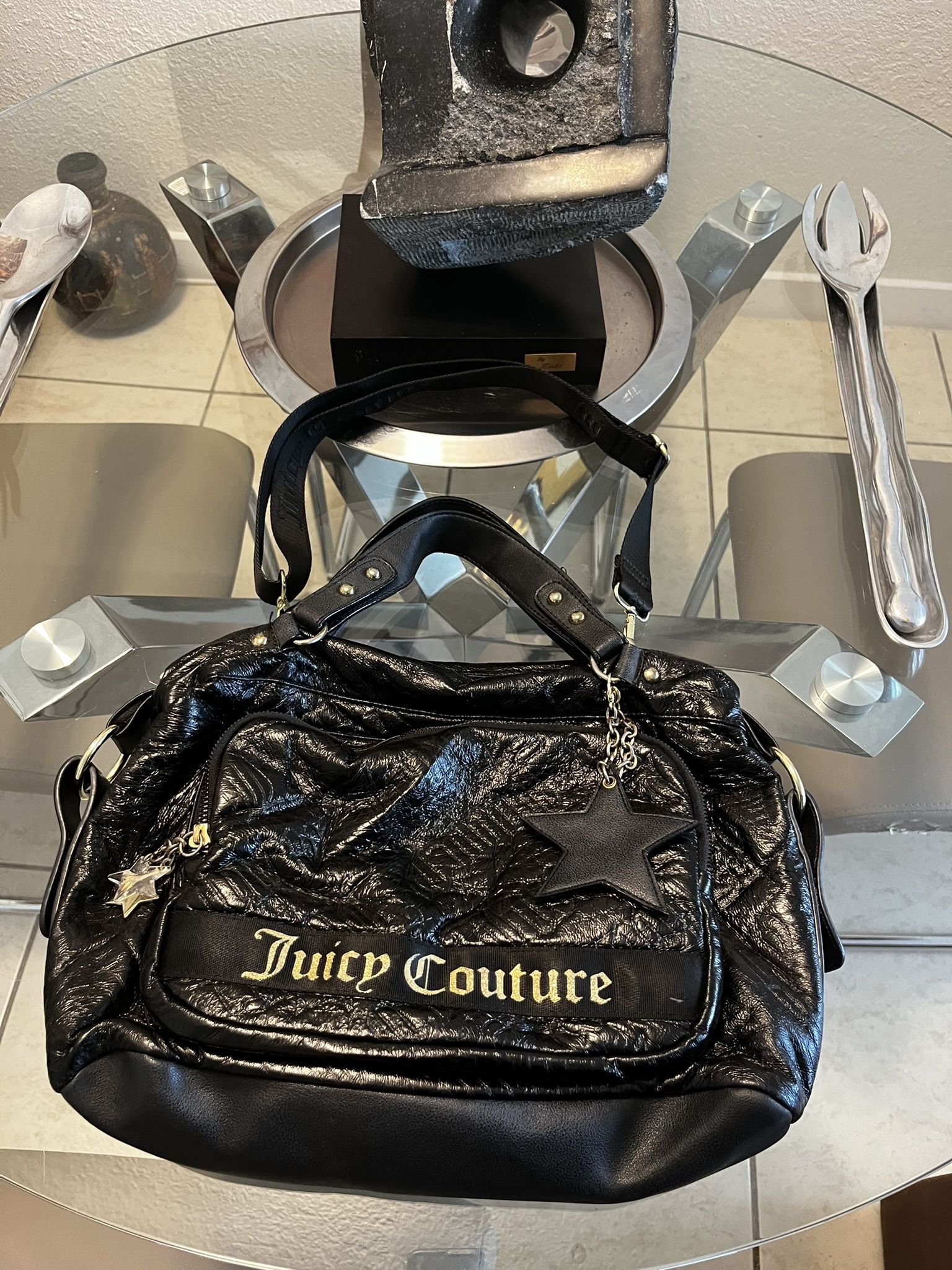 Like New Rare Vintage Y2K Juicy Couture Black Handbag $65/ Shipping Available  