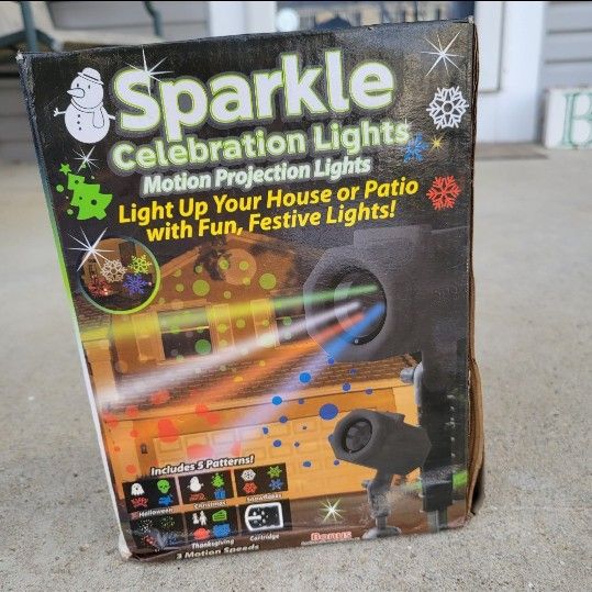 Sparkle Celebration Party Festival Holiday Laser Projection Lights!