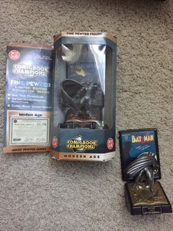 Batman Fine Pewter figures
