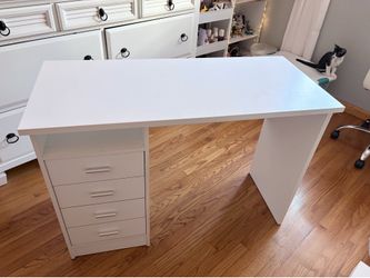 **$50obo ** 4 drawer white Writing desk