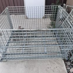 Collapsible Wire containers Quantity 2