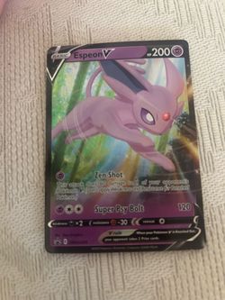 EspeonV Pokémon card