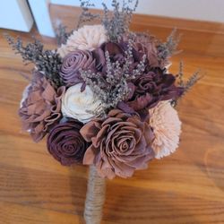 Wood Flower Bouquet