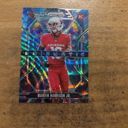 2024 PRIZM MARVIN HARRISON JR ROOKIE FIREWORKS CARD