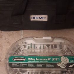 Dremel Multi-Max MM45 corded oscillating tool kit in a carrying bag And New Unopened Accessorie Kit