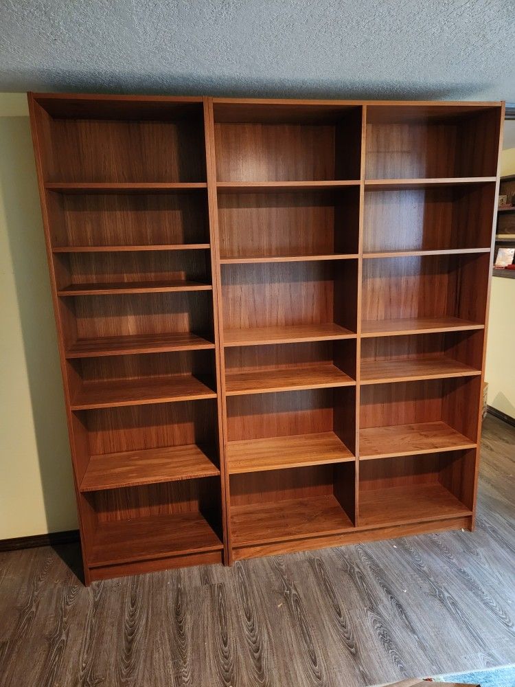 Large Danish Modern Book Shelves