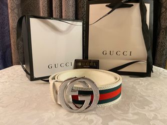 Gucci and LV belts