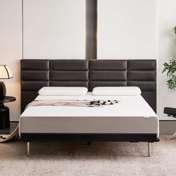 Memory Foam Mattress, Soft Plush Feel, 10 Inch, Queen, White