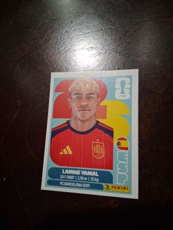 Lamine yamal $20 panini stickers