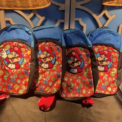 Boy’s Super Mario Gaming Sling Pack Pouch New with Tags