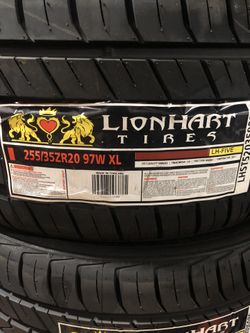 Brand New Tires (1) Lionhart LH-Five (255/35ZR20) (Single) ($99)