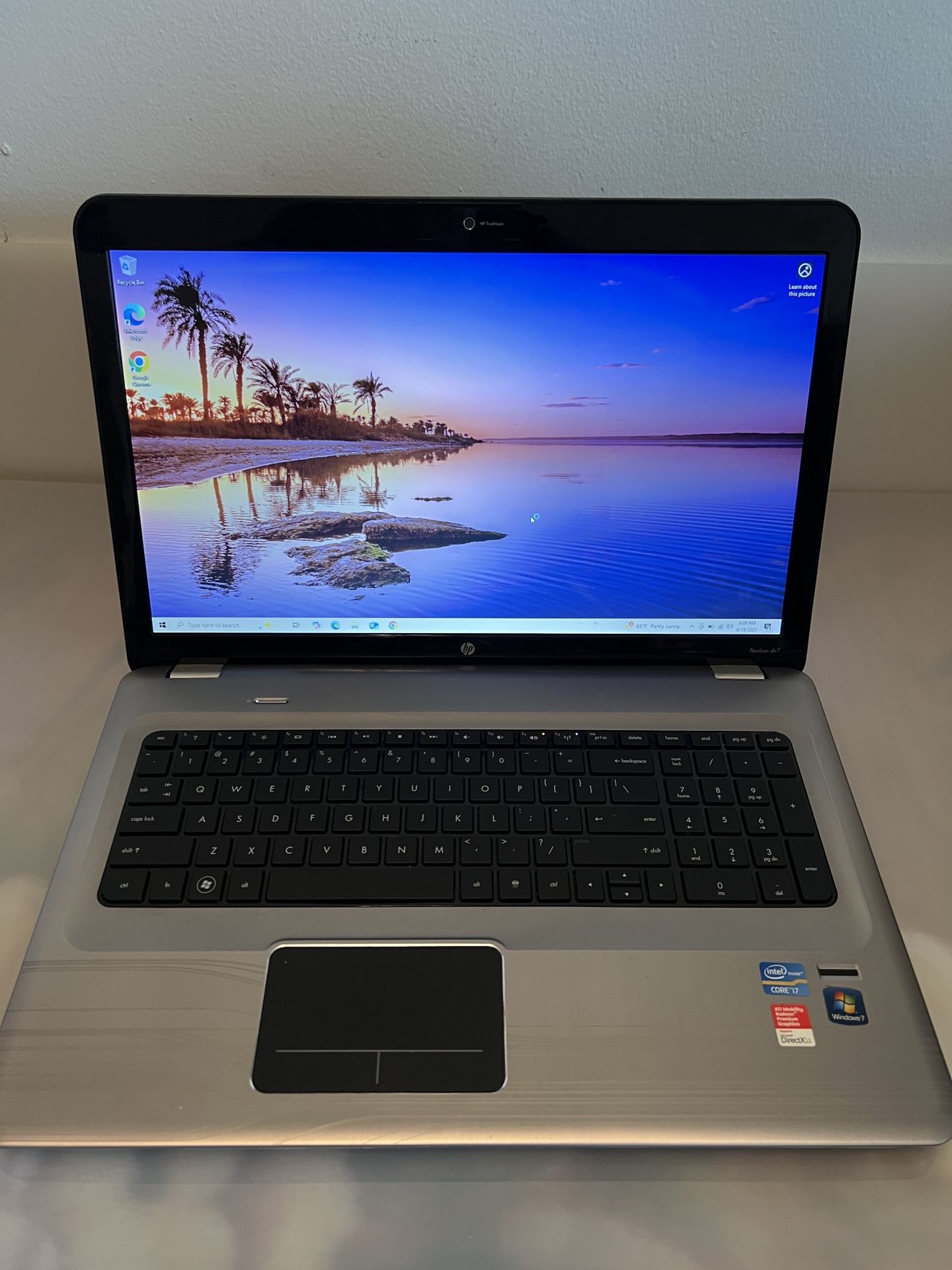 HP dv7-4290us 17” Screen Laptop