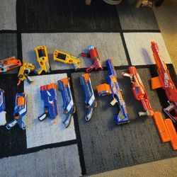 15 Nerf Guns All Sizes!