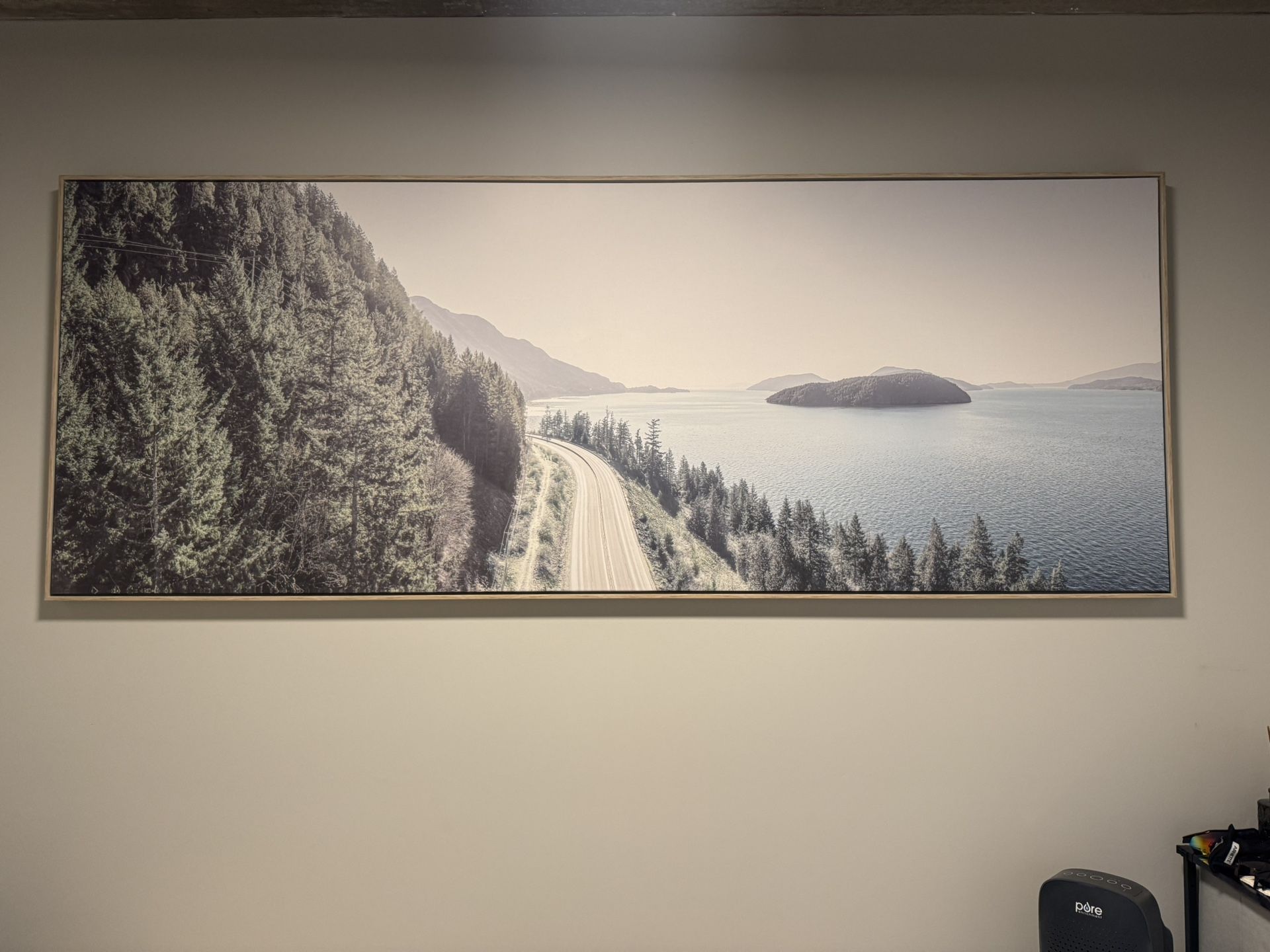 PNW Canvas Scene, Wood Frame