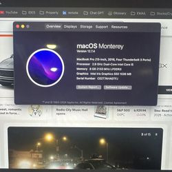 MacBook Pro 13”, 2016 
