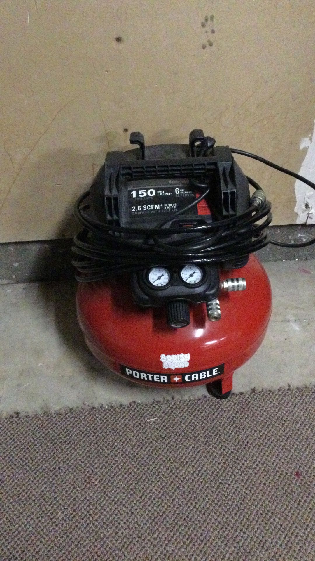 Porter Cable Pancake Air Compressor