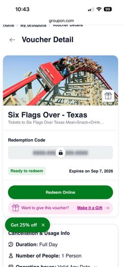 Six flags over Texas (Arlington)