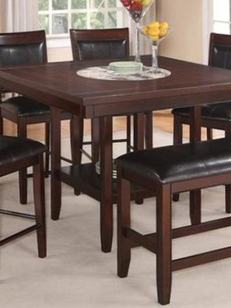 6 Pcs counter height dining table. Price firm. 2