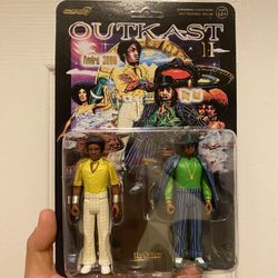 Reaction Super 7 Wave #2 OutKast Andre 3000 & Big Boi