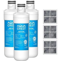 AQUA CREST LT1000PC ADQ747935 Replacement for LG® LT1000P®/PC/PCS ThinQ® Refrigerator Water Filter, LMXS28626S, LFXS26973S, MDJ1, ADQ1, 